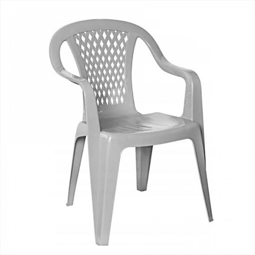 Пластиковое кресло «PL Селена» белое