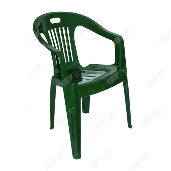 Кресло СП «Комфорт» тёмно-зелёное