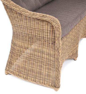 "Равенна" диван двухместный плетенный из ротанга