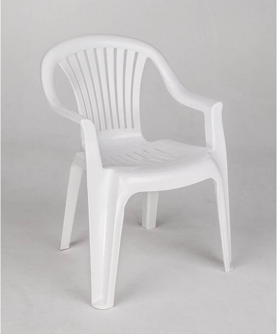 Пластиковое кресло «PL Пальмира» белое
