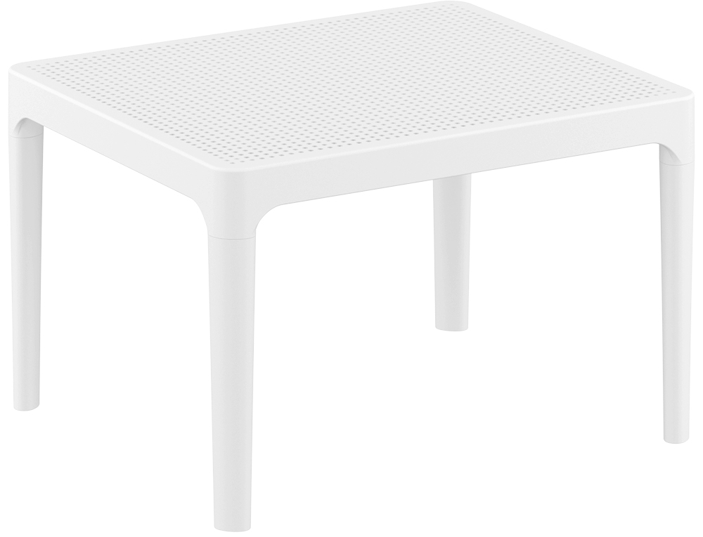 Столик пластиковый журнальный, Sky Side Table,, белый