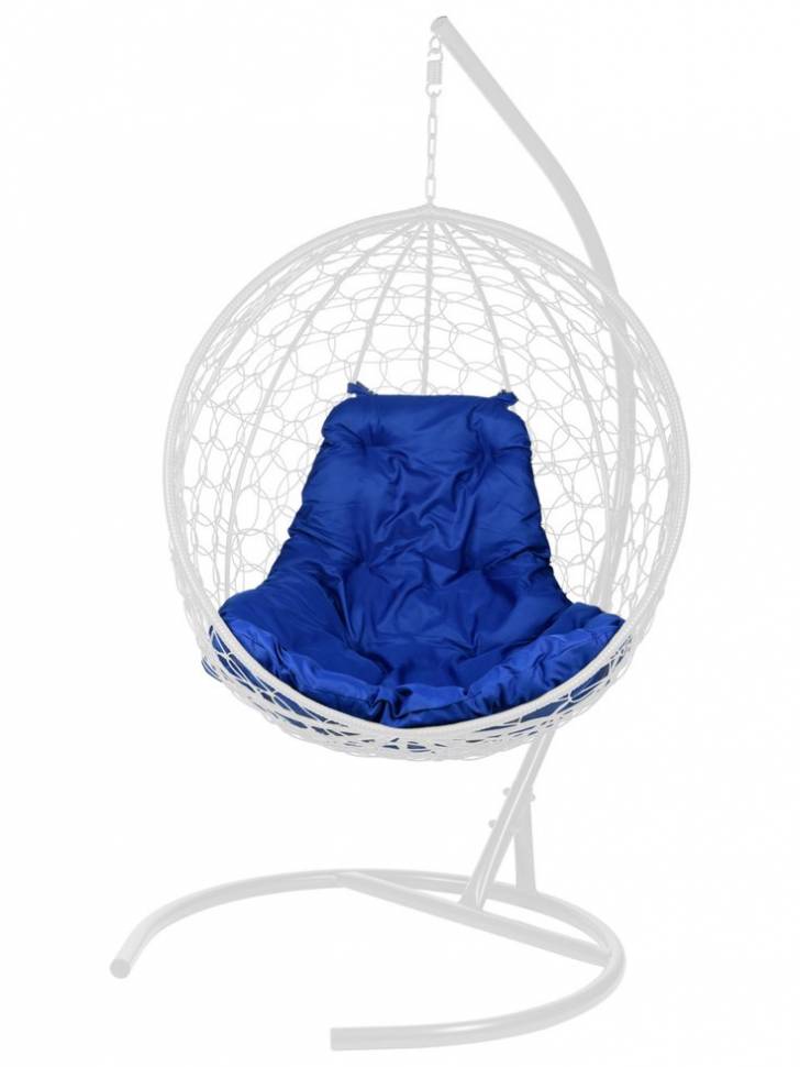 Подушка для одноместного подвесного кресла синяя