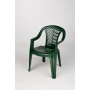 Пластиковое кресло «PL Венеция» зелёное