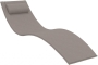 Подушка-подголовник для шезлонга, Slim, 410х230х50 мм,  светло-коричневый