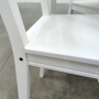 Комплект мебели (стол + 4 стула) ВЕСТВИК белый (1уп.)