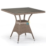 Плетеный стол T197BT-W56-80x80 Light brown