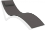Подушка-подголовник для шезлонга, Slim, 410х230х50 мм,  темно-серый